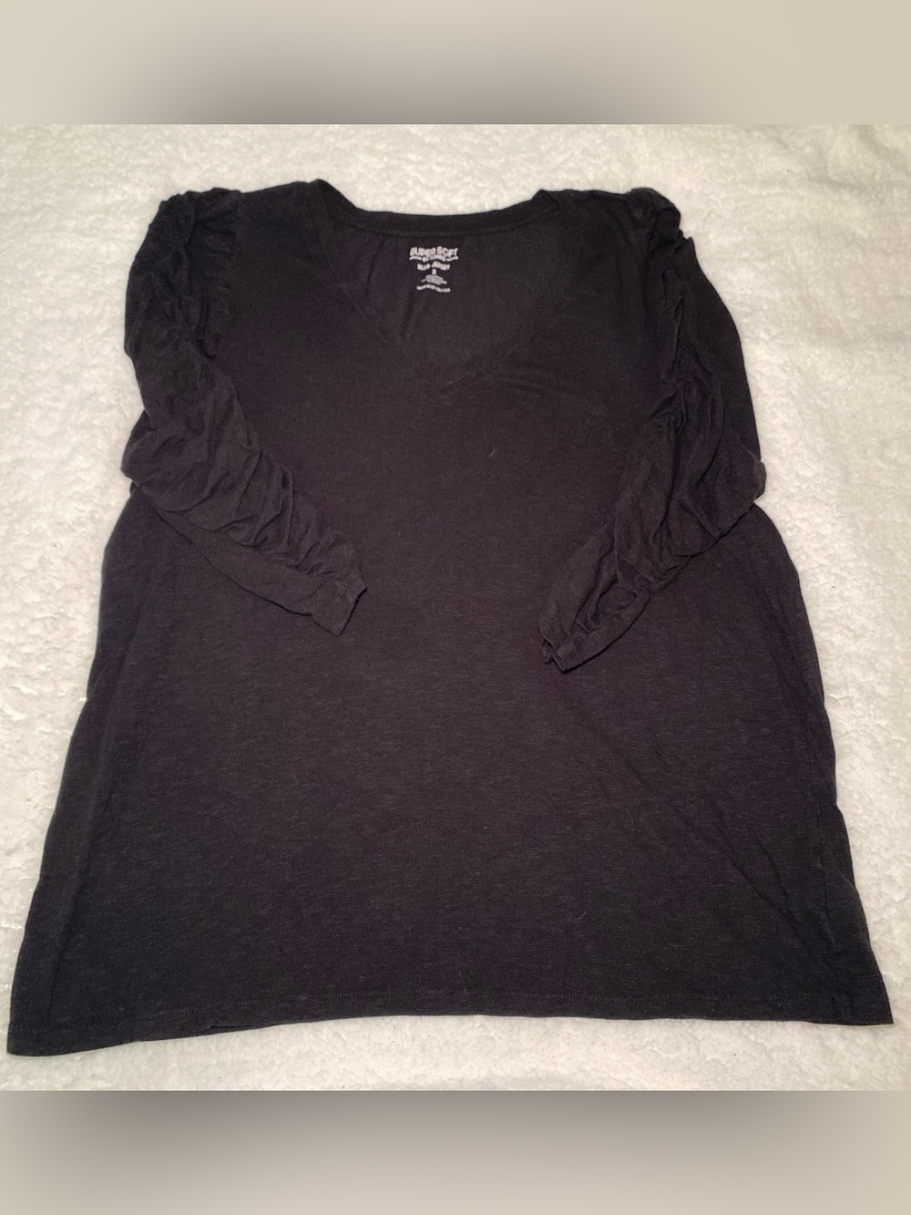 torrid Black V-Neck Super Soft Jersey Top